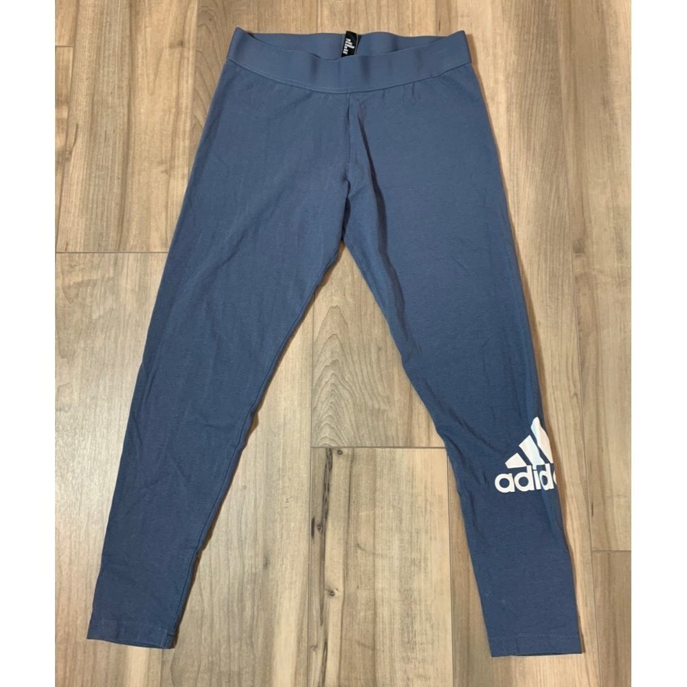 Adidas Blue Athletic Legging Size L